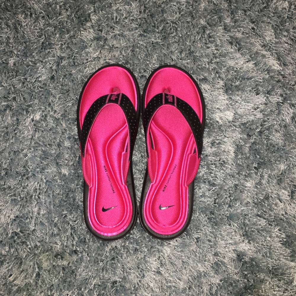 Pink Nike Sandals